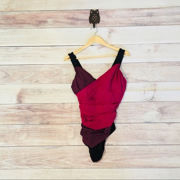 Tropiculture Vigneto Control Wrap Swimsuit - Picture 1 of 2